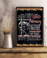 February Man - Birthday 11x17 Poster lifestyle-poster-3