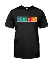 Runners Shirt Periodic Table Runner Men & Women Tee Gifts T-Shirt Premium Fit Mens Tee tile