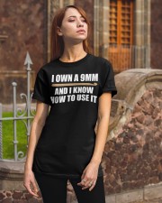 Funny Crochet For Women Men 9mm Crochet Hook Yarn Crocheter T-Shirt Classic T-Shirt apparel-classic-tshirt-lifestyle-06