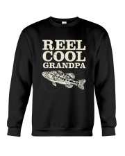 Reel Cool Grandpa Fly Fishing Walleye Fishing Pole Grandpa T-Shirt Crewneck Sweatshirt tile