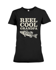 Reel Cool Grandpa Fly Fishing Walleye Fishing Pole Grandpa T-Shirt Premium Fit Ladies Tee tile