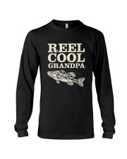 Reel Cool Grandpa Fly Fishing Walleye Fishing Pole Grandpa T-Shirt Long Sleeve Tee tile