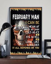 February Man - Birthday 11x17 Poster lifestyle-poster-2