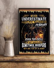 February Man - Birthday 11x17 Poster lifestyle-poster-3