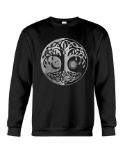 Tree Yggdrasil Of Life Viking Norway Runes Symbol Norse Rune T-Shirt Crewneck Sweatshirt tile