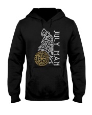July Man - Wolf Viking tshirt Hooded Sweatshirt tile