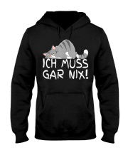 Ich Muss Gar Nix Gifts for Cat Lovers Hooded Sweatshirt tile