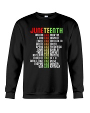Juneteenth Dream Like Leaders Black Men Women Boys Girls T-Shirt Crewneck Sweatshirt tile