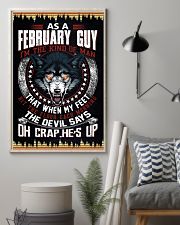 February Man - Birthday 11x17 Poster lifestyle-poster-1