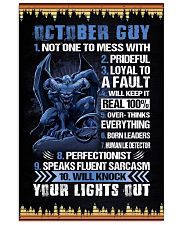 October Man - Birthday 11x17 Poster front