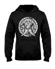 Viking T-Shirt - Skal Odin Drinking Slogan Walhalla Nordmann Hooded Sweatshirt tile