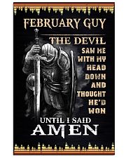 February Man - Birthday 11x17 Poster front