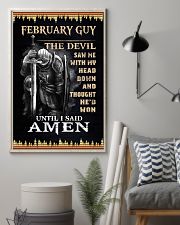 February Man - Birthday 11x17 Poster lifestyle-poster-1
