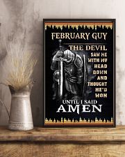 February Man - Birthday 11x17 Poster lifestyle-poster-3