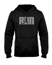 Silhouette Run Design for Runner Marathon Graphic Running T-Shirt Hooded Sweatshirt tile