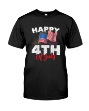 Happy 4th Of July Patriotic American US Flag 4th Of July T-Shirt Classic T-Shirt front