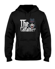 Mens The Catfather Best Birthday Cat Dad Fathersday Funny Gift T-Shirt Hooded Sweatshirt tile