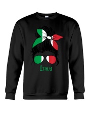 Italian Girl Italy girl Italia woman flag T-Shirt Crewneck Sweatshirt tile
