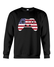 4th Of July T Shirt Video Game Gamer Kids Boys Men USA T-Shirt Crewneck Sweatshirt tile