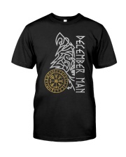 December Man - Wolf Viking tshirt Classic T-Shirt front