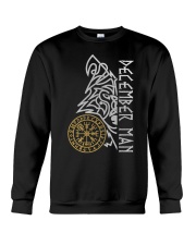 December Man - Wolf Viking tshirt Crewneck Sweatshirt tile