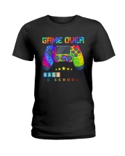 Game Over Back To School Shirt Funny Kids First Day School T-Shirt Ladies T-Shirt tile