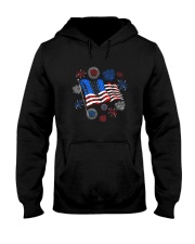 Fireworks 4th of July American Flag Patriotic Sparklers T-Shirt Hooded Sweatshirt tile