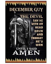 December Man - Birthday 11x17 Poster front
