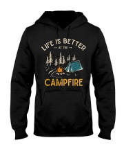 Life Is Better At The Campfire Funny Camper Camp Camping T-Shirt Hooded Sweatshirt tile