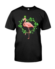 Irish Flamingo Green Saint Patrick Day 2022 Lucky St Pattys T-Shirt Premium Fit Mens Tee tile