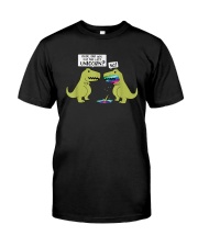 Funny Did You Eat The Last Unicorn Dinosaur Short Sleeve T-Shirt Premium Fit Mens Tee tile