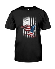 American Flag Eagle 4th Of July Independence Day Patriotic T-Shirt Premium Fit Mens Tee tile
