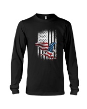 American Flag Eagle 4th Of July Independence Day Patriotic T-Shirt Long Sleeve Tee tile