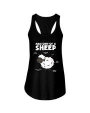 Anatomy of a sheep T-Shirt Ladies Flowy Tank tile
