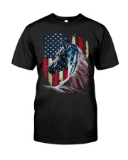 Patriotic Horse American Flag - Horse Vintage Premium Fit Mens Tee tile