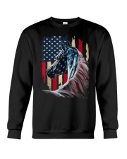Patriotic Horse American Flag - Horse Vintage Crewneck Sweatshirt tile
