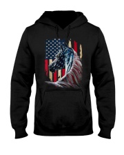 Patriotic Horse American Flag - Horse Vintage Hooded Sweatshirt tile