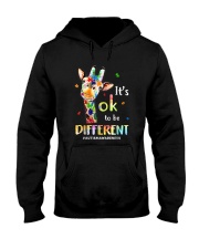 Autism Awareness Cute Giraffe Animal Its Ok To Be Different T-Shirt Hooded Sweatshirt tile