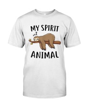 Sloth-Shirt My Spirit Animal Funny Sloth-Gift T-Shirt Classic T-Shirt front