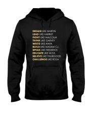 Black History T Shirts - Dream Like Martin Hooded Sweatshirt tile