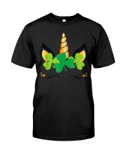 St Patricks Day Unicorn Shirt Girls Outfit Lucky Shamrock T-Shirt Premium Fit Mens Tee tile