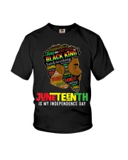 Juneteenth Is My Independence Day Black King Fathers Day Men T-Shirt Youth T-Shirt tile