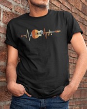 Heartbeat Guitar T-Shirt Classic T-Shirt apparel-classic-tshirt-lifestyle-26