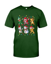 Dabbing Santa Elf Friends Christmas Boys Girls Men Xmas Dab T-Shirt Classic T-Shirt front