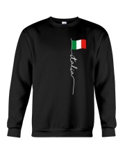 Italy Signature Flag Pole - Elegant Patriotic Italian Flag T-Shirt Crewneck Sweatshirt tile