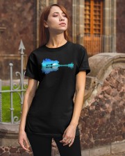 Guitar Lake Shadow Love Guitar Musician T-Shirt Classic T-Shirt apparel-classic-tshirt-lifestyle-06