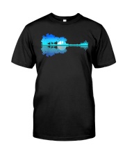 Guitar Lake Shadow Love Guitar Musician T-Shirt Classic T-Shirt front