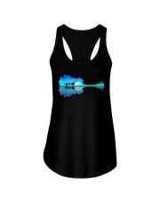 Guitar Lake Shadow Love Guitar Musician T-Shirt Ladies Flowy Tank tile