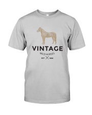 Vintage Wild Horses - Wild Horse Distressed Fashion T-Shirt Classic T-Shirt front