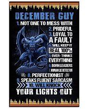 December Man - Birthday 11x17 Poster front